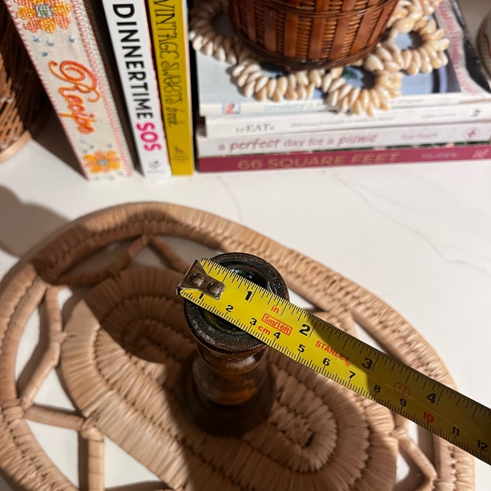 Vintage Wooden Candle Holder - Picture 3 of 7